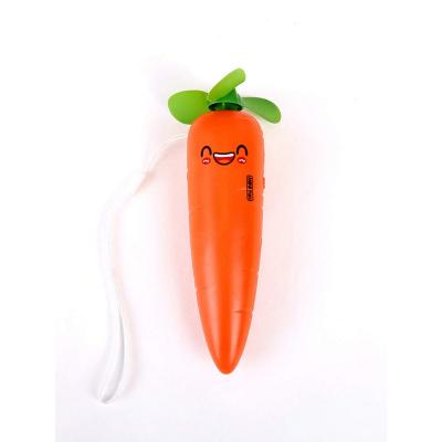 Tiny Toes Rechargeable Baby Fan Carrot Shape, (Orange)