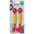 1st Step Bendable Cutlery Set of 2, Multicolor, 4M+