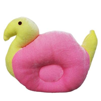 Tiny Toes Velvet Baby Pillow Duck Shape (Pink)