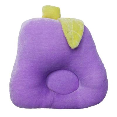 Tiny Toes Velvet Baby Pillow Pear Shape (Violet)