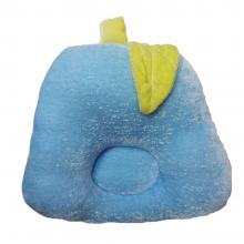 Tiny Toes Velvet Baby Pillow Pear Shape (Blue)