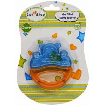 1st Step Gel Filled Teether With Rattle Teddy - Blue