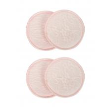 Mee Mee Reusable Absorbent Maternity Nursing Breast Pads, Pink- Pack of 4
