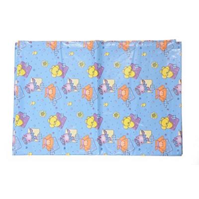 Tiny Toes Plastic Sheets (Double Bed) (Blue)