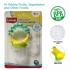 Luvlap Silicone Food/Fruit Nibbler, Soft Pacifier/Feeder for Baby, Pearly Green