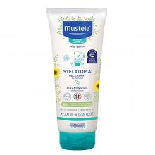Mustela Stelatopia Cleansing Gel with sunflower - Baby Cleanser Face & Body Wash - with Natural Avocado - Tear Free